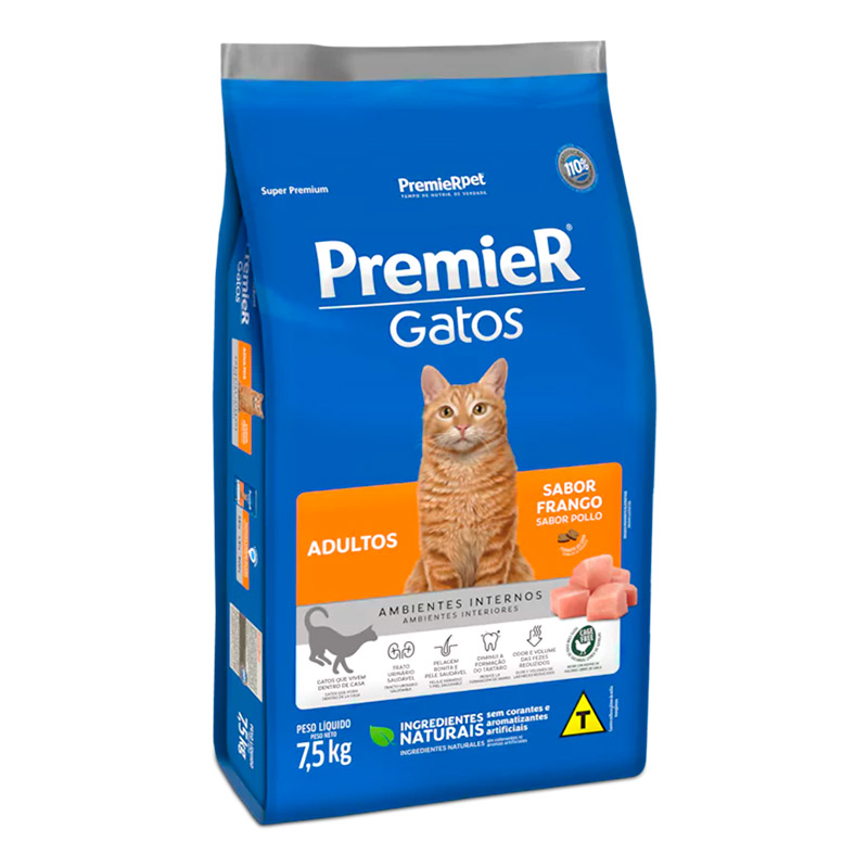 PremieR - Alimento Gatos Adultos Pollo Ambientes Internos