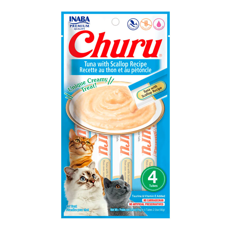 Churu - Atún con Ostión para Gatos