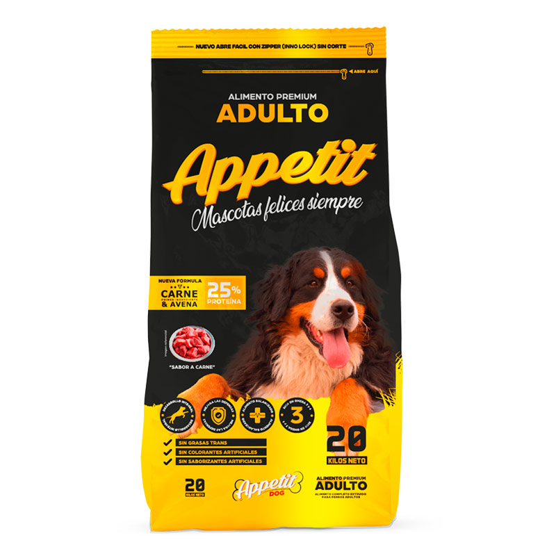 Appetit - Alimento Premium Adulto Sabor a Carne