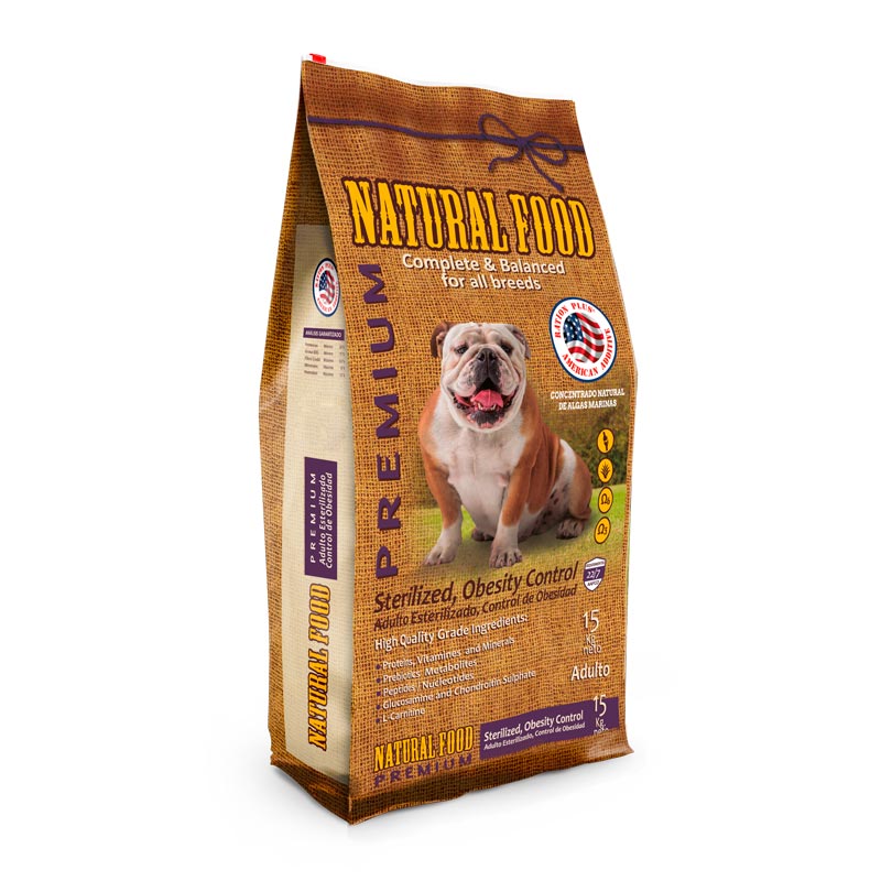 Natural Food - Alimento Perros Esterilizados o Sobrepeso