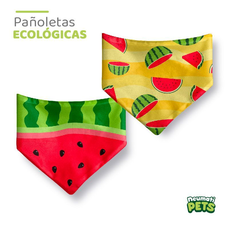 NeumatiPets - Pañoleta Ecológica Diseño Sandía