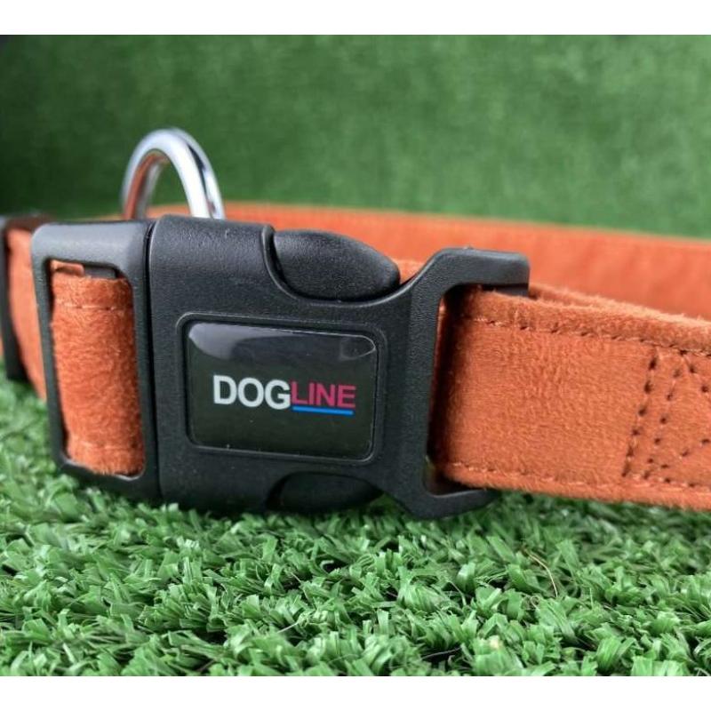 dogline-collar-de-microfibra-naranja