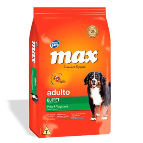Max - Buffet Pollo & Vegetales Especial Adulto Premium