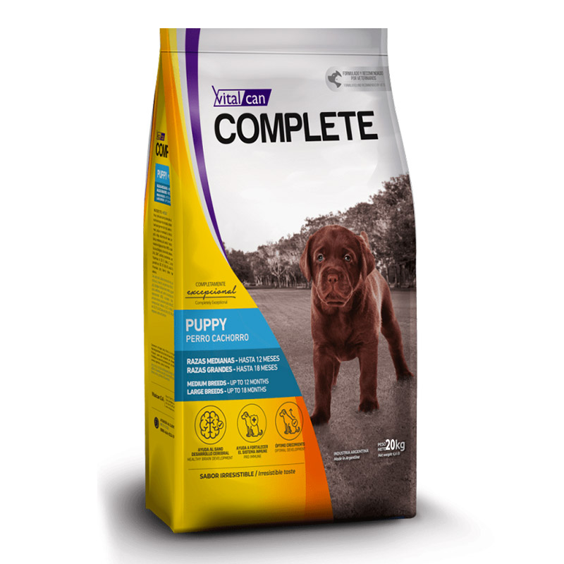 Vitalcan Complete - Alimento Cachorro Raza Mediana y Grande