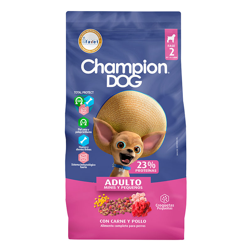 Champion Dog - Alimento Adultos Minis y Pequeños