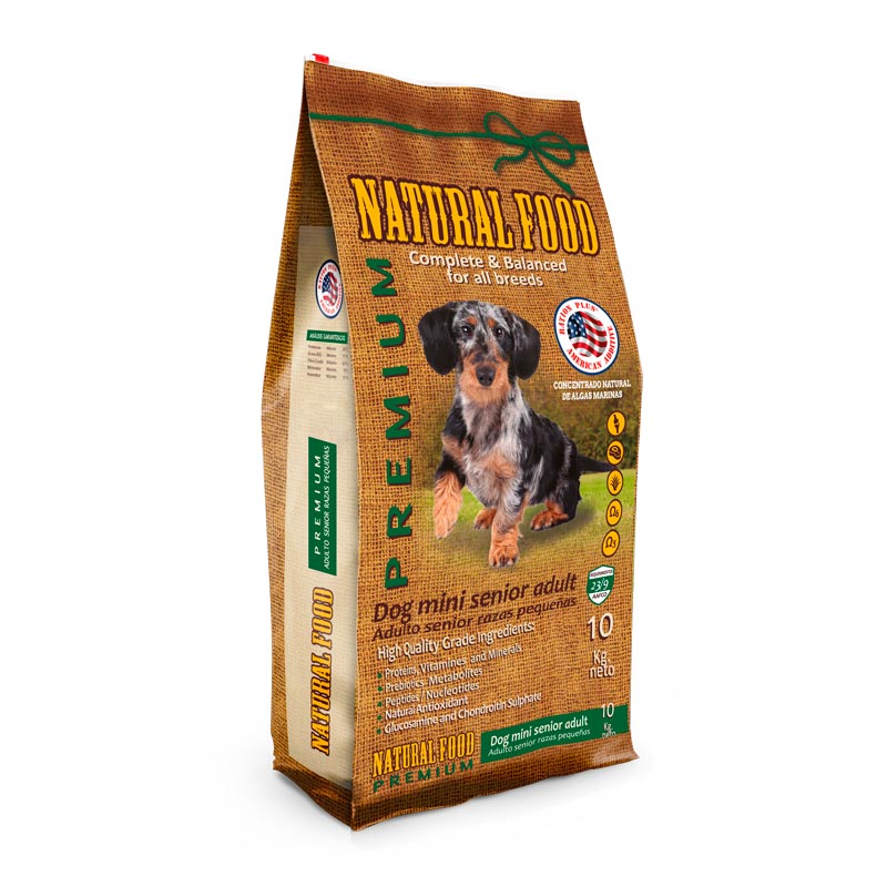 Natural Food - Alimento Dog Mini Senior Adulto