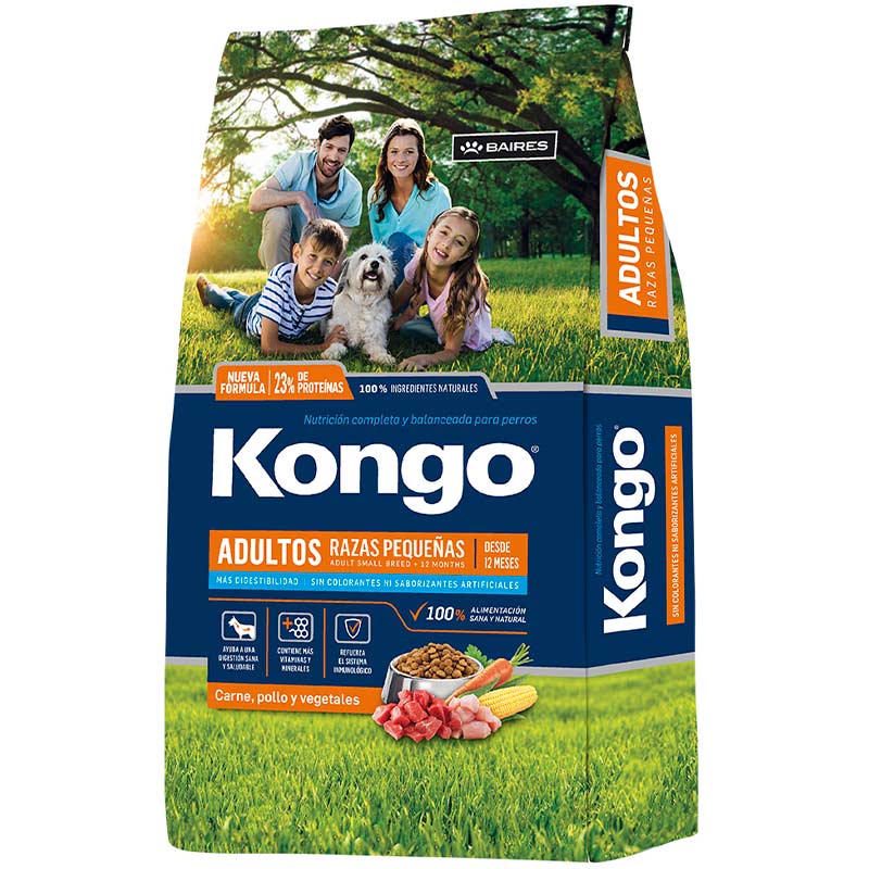 Kongo - Carne, Pollo y Vegetales Razas Pequeñas