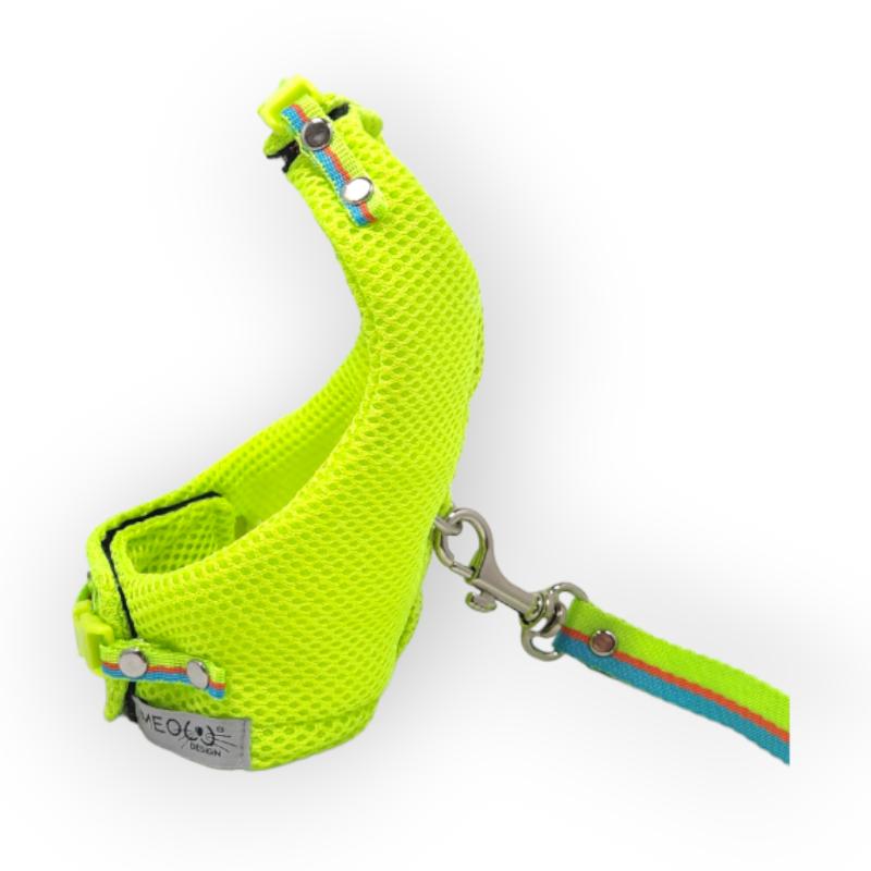 Meow Design® - Pechera Para Gatos Sport Verde Neón