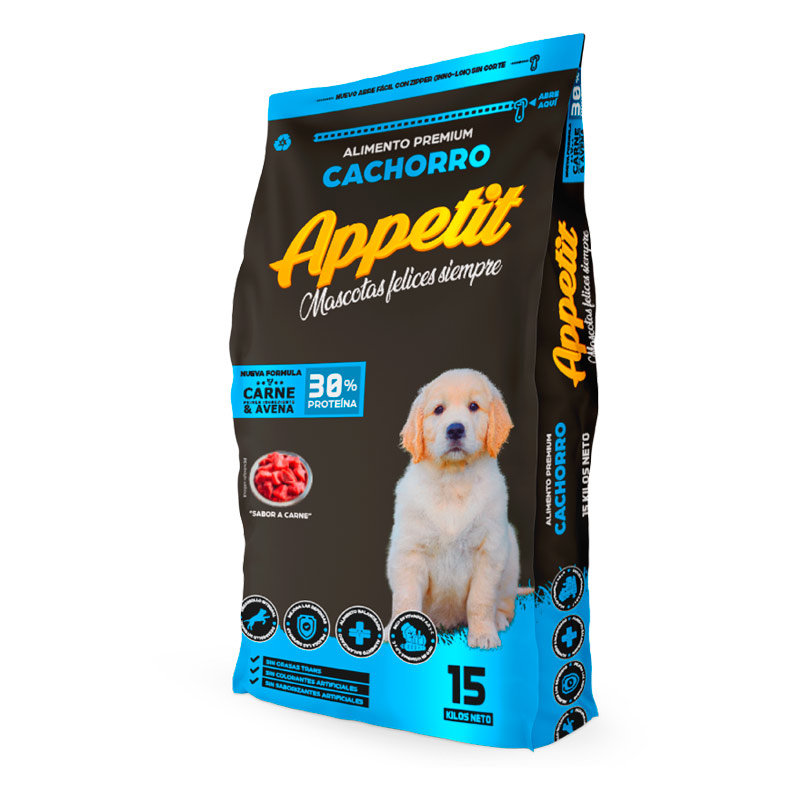 Appetit - Alimento Premium Cachorro Sabor a Carne