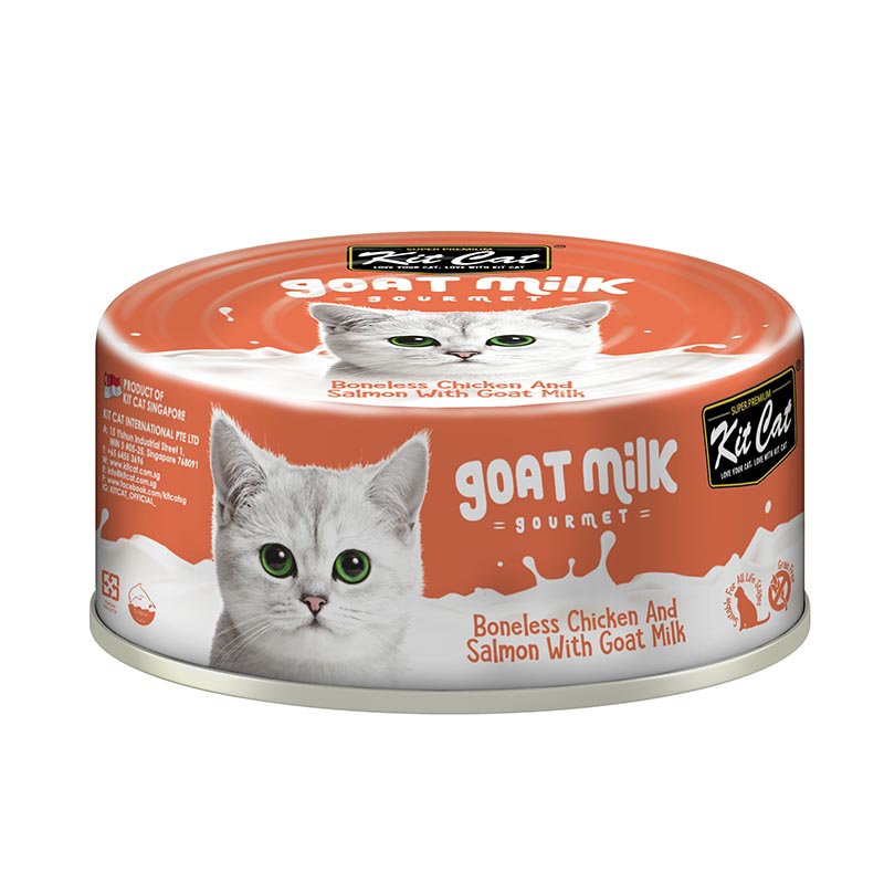 Kit Cat - Goat Milk Gourmet Chicken & Salmon