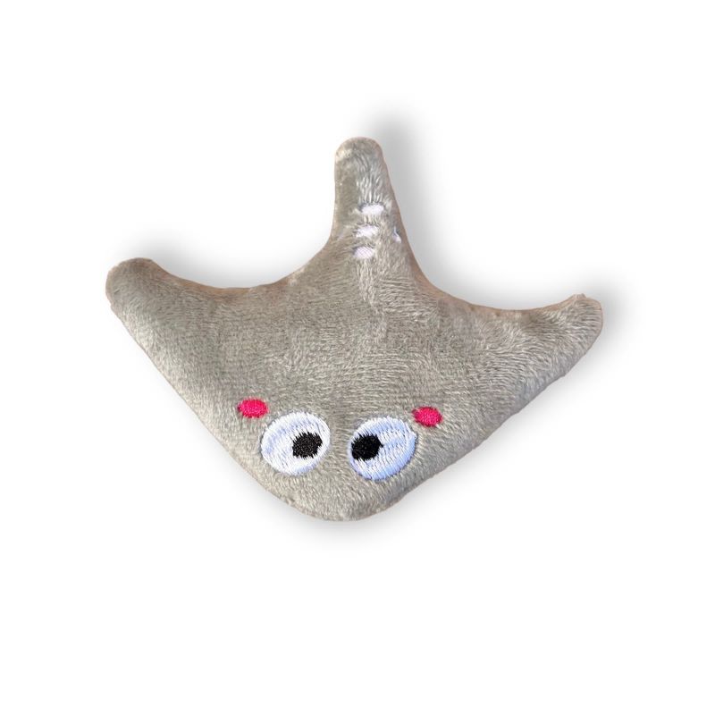 Indupet - Peluche Mantarraya Gato Catnip 17gr