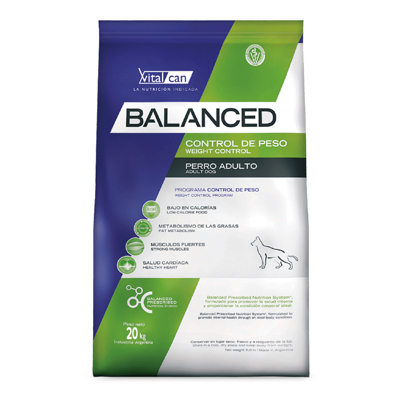 Vitalcan Balanced - Alimento Perro Adulto Control de Peso