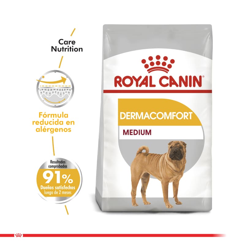 Royal Canin - Alimento Seco Perro Medium Dermaconfort