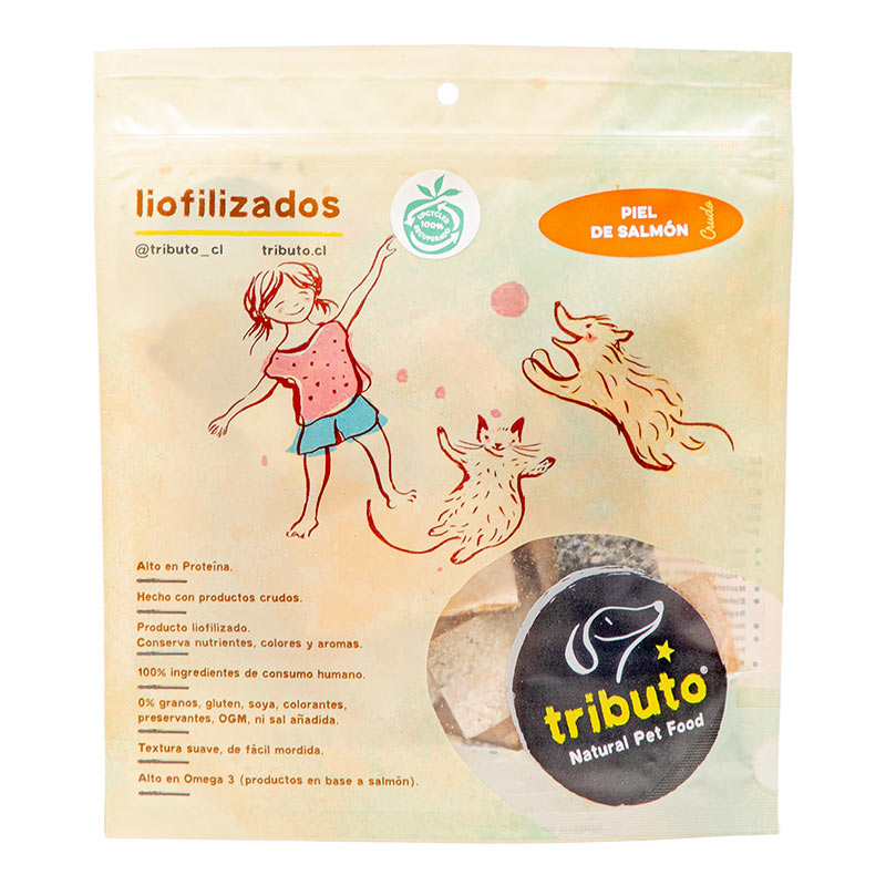 Tributo - Snack Liofilizado Crudo Piel de Salmón