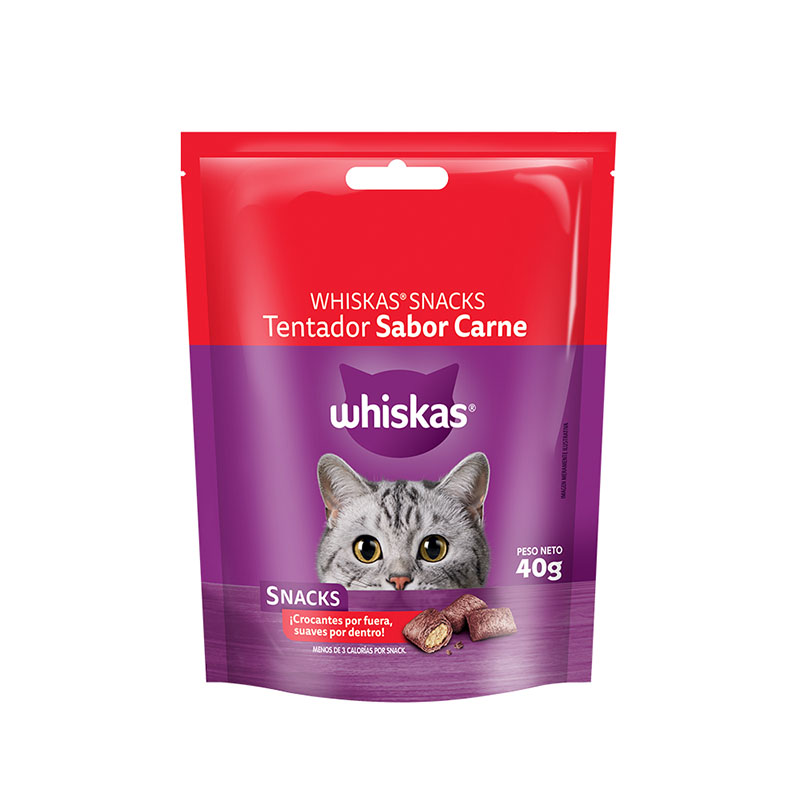 Whiskas - Snacks Tentador Sabor Carne