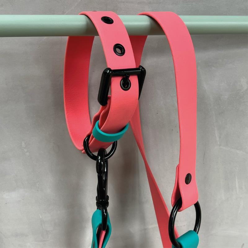 il-can-collar-impermeable-coral-y-turqueza