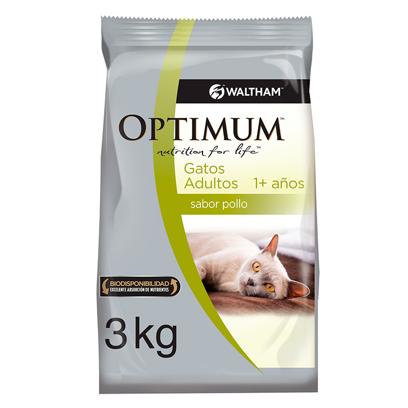 Optimum - Alimento Gatos Adultos Sabor Pollo