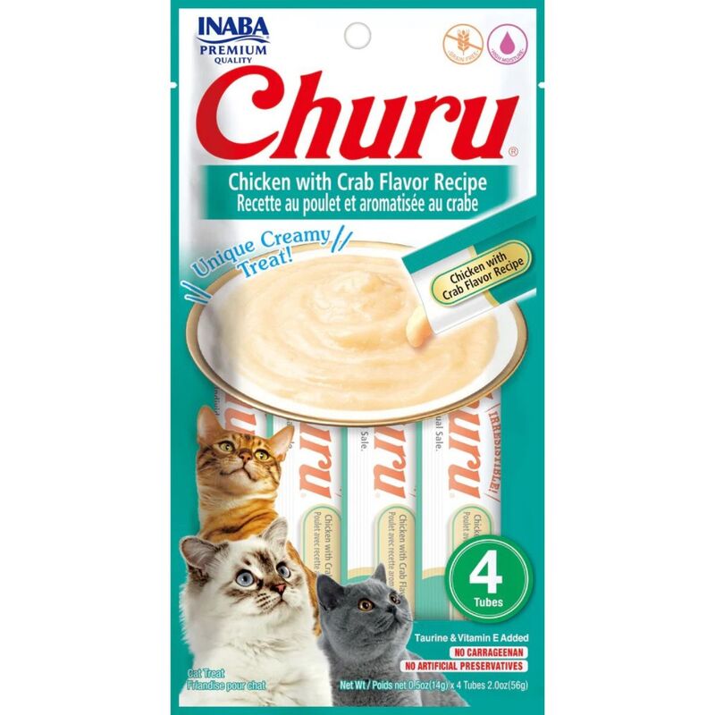 Churu - Pollo con Cangrejo para Gatos