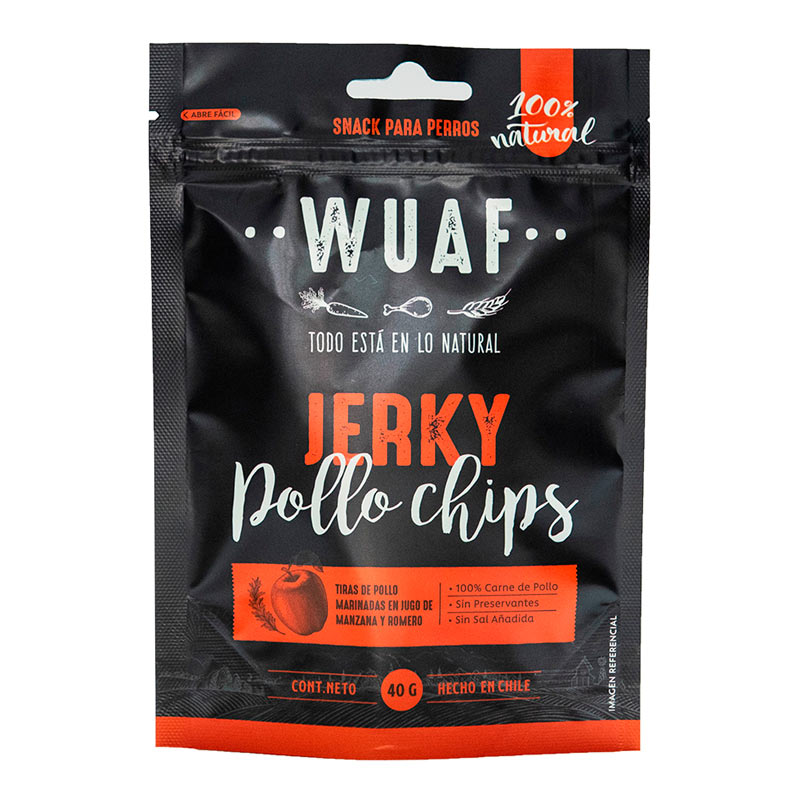 Wuaf - Snack Jerky Pollo Chips