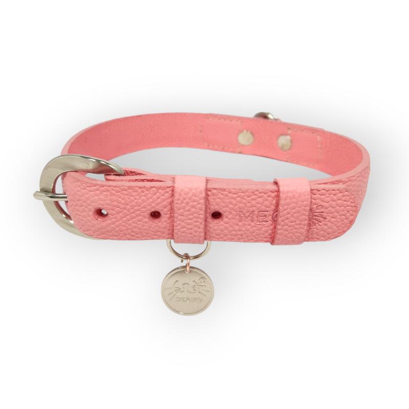 meow-design-collar-cuero-texturizado-granulado-rosado