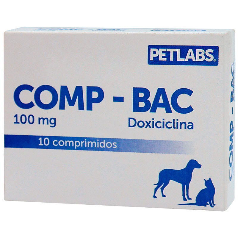 Pet Spa - Comp-Bac Doxiciclina x Caja 10 Comprimidos