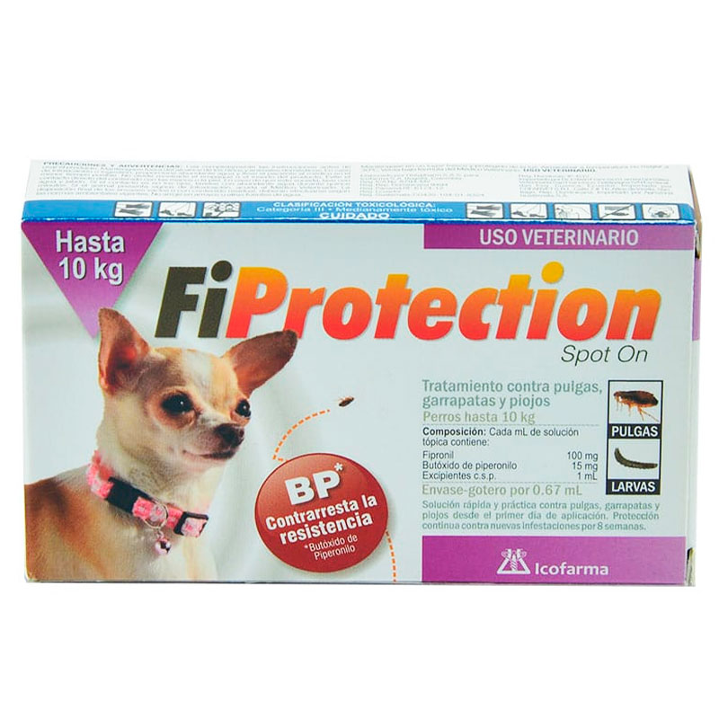 FiProtection - Antiparasitario para Perros Hasta 10 Kg
