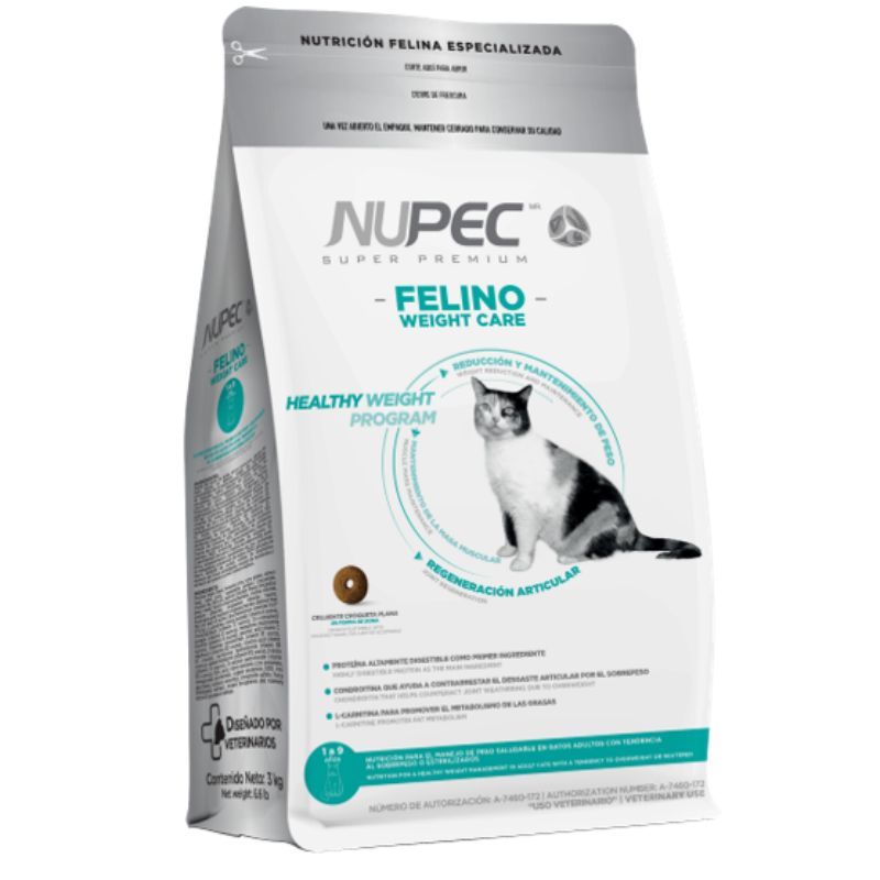 Nupec - Alimento Seco para Felino Adulto Weight Care