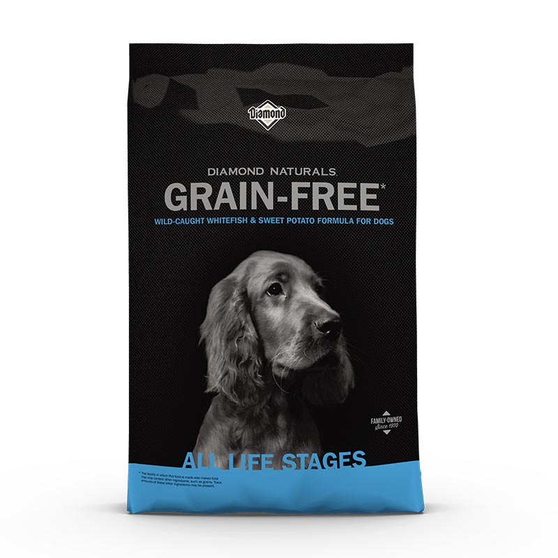 Diamond Naturals - Alimento para Perro Grain Free Whitefidh & Sweet Potato