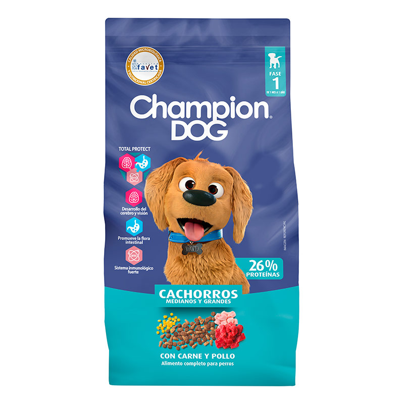 Champion Dog - Alimento Cachorros Medianos y Grandes