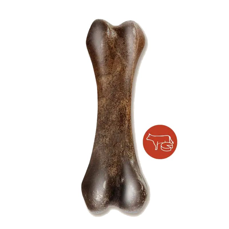 Zeus - Juguete Hueso Duro Nosh Sabor Carne y Queso