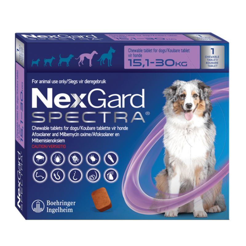 Nexgard Spectra - Perro Grande de 15.1 Hasta 30 kg