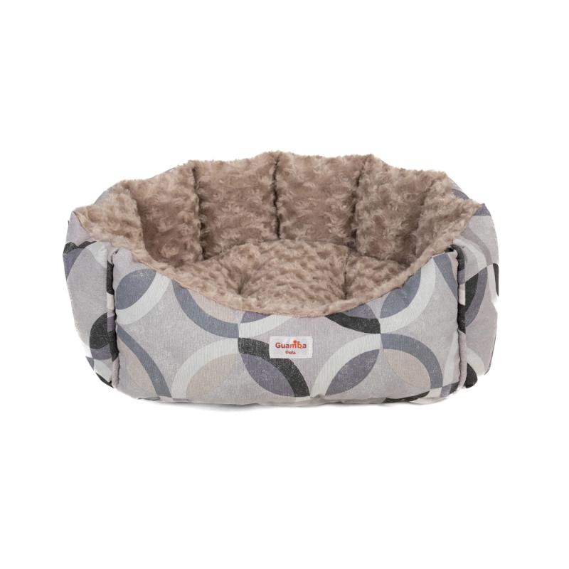 guamba-combo-cama-mascota-milan-gris