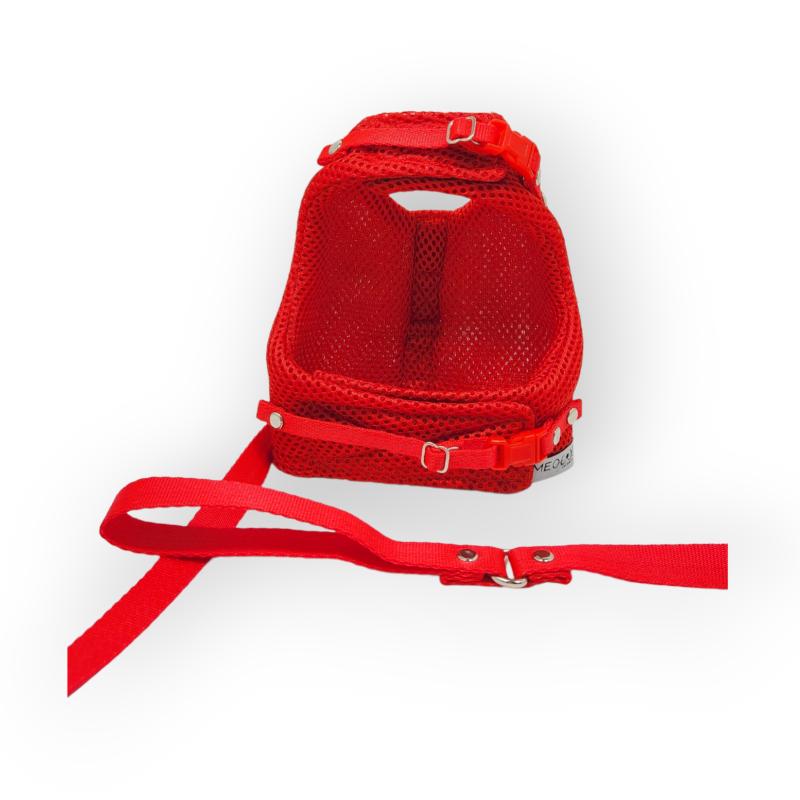 Meow Design® - Pechera Para Gatos Sport Roja