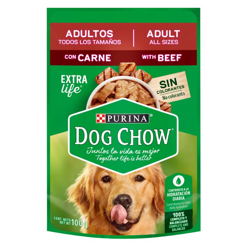 Dog Chow - Todos Los Tamaños Con Carne