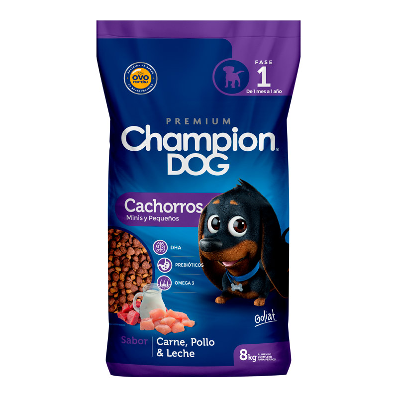 Champion Dog - Alimento Cachorros Minis y Pequeños