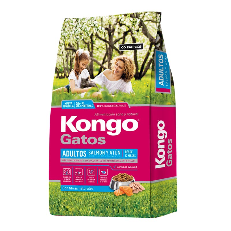 Kongo - Alimento Gato Adulto Salmón y Atún