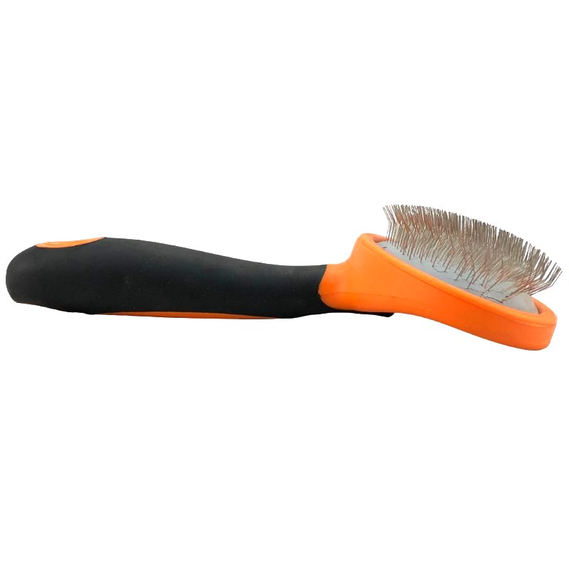 pelu2-carda-con-cerdas-curvas-naranja-pro-gris