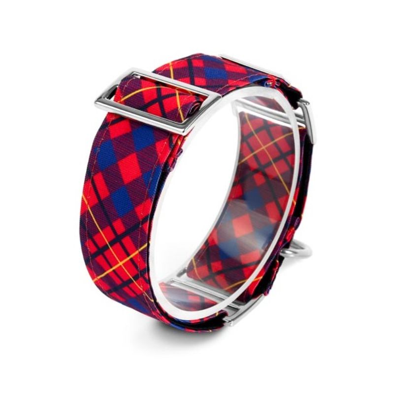 bellcher-collar-martingale-tartan-rojo-25-cm