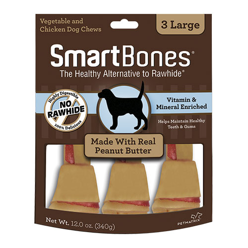 Smartbones Mantequilla De Maní Large X 3 Unidades