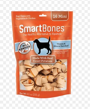 Smartbones - Sweet Potato Mini 16 Unidades