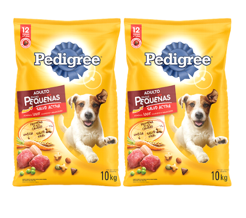 Combo Pedigree Alimento Perro Raza Pequeña X 2