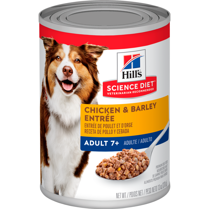 Hills - Science Diet Adult 7+ Chicken & Barley Entrée