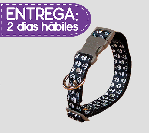 Animal Shop - Collar Calaveras Azul
