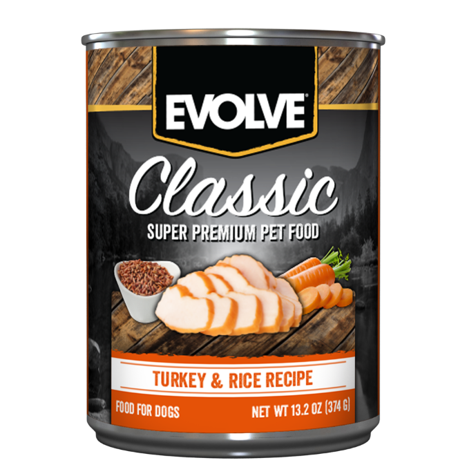 Evolve - Dog Classic Lata Turkey and rice