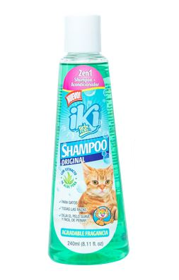 Shampoo Iki Pets Original Para Gatos 2 En 1
