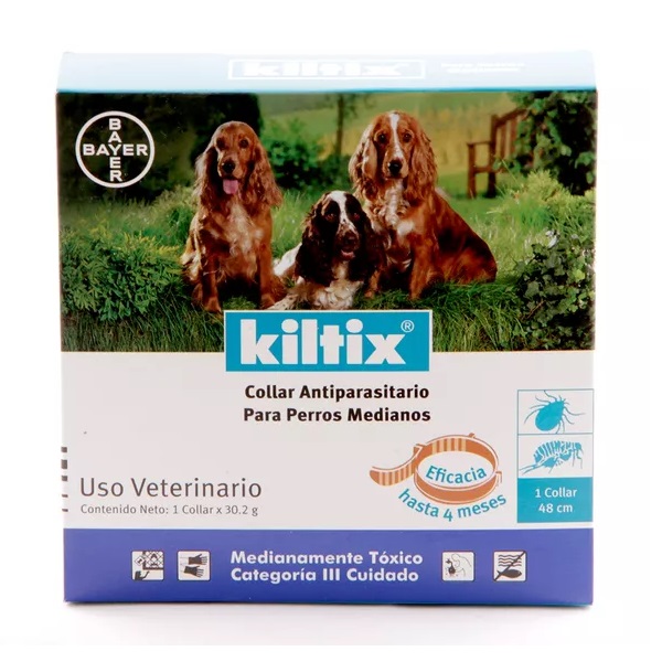 Kiltix - Antipulgas Perros Medianos.