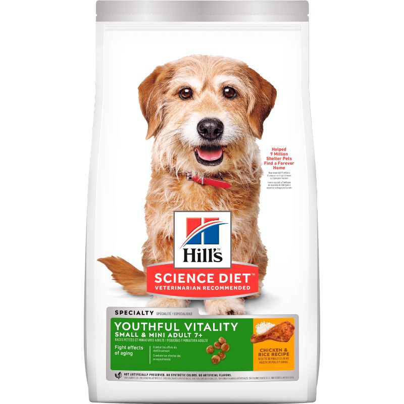 Hills - Science Diet Senior Vitality Small & Mini Adult 7+ Chicken & Rice Recipe
