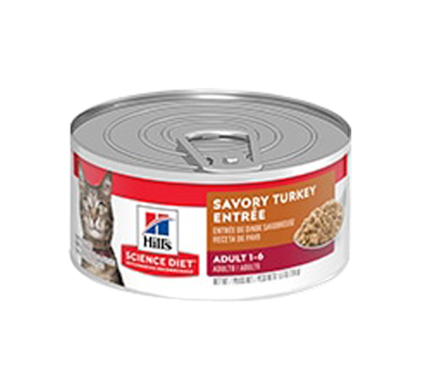 Hills - Science Diet Adult Savory Turkey Entrée Cat