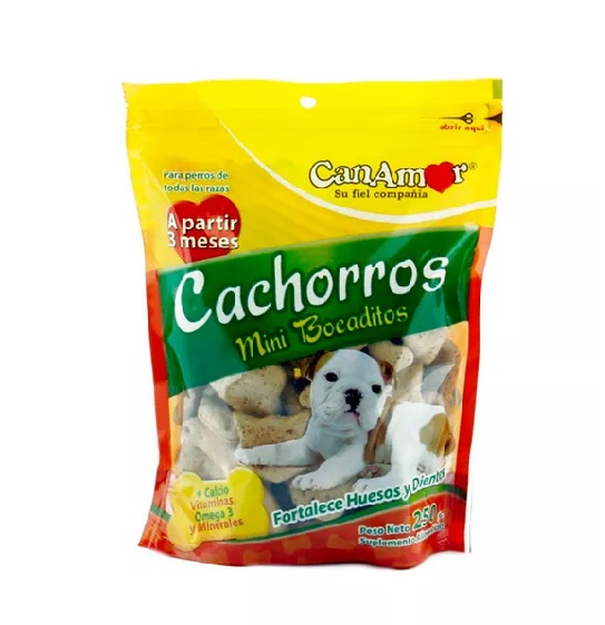 MINI BOCADITOS CACHORRO CANAMOR 