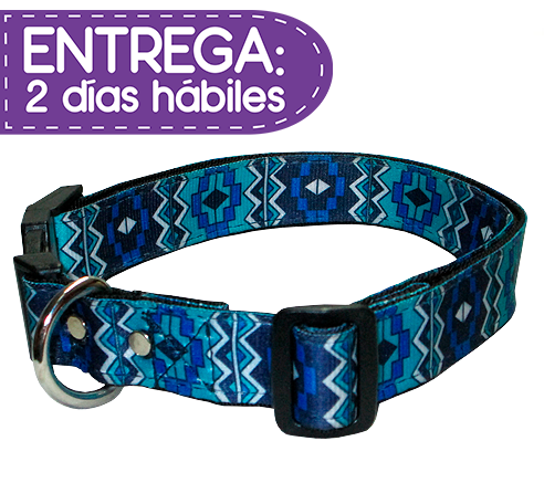 Animal Shop - Collar Tribal Azul